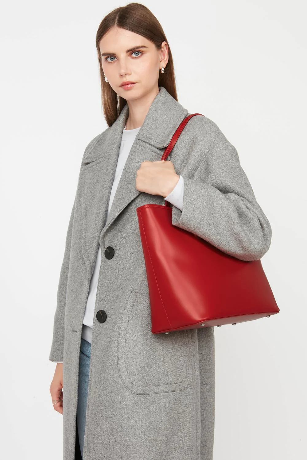 Grand sac cabas épaule - Smooth - Image 103