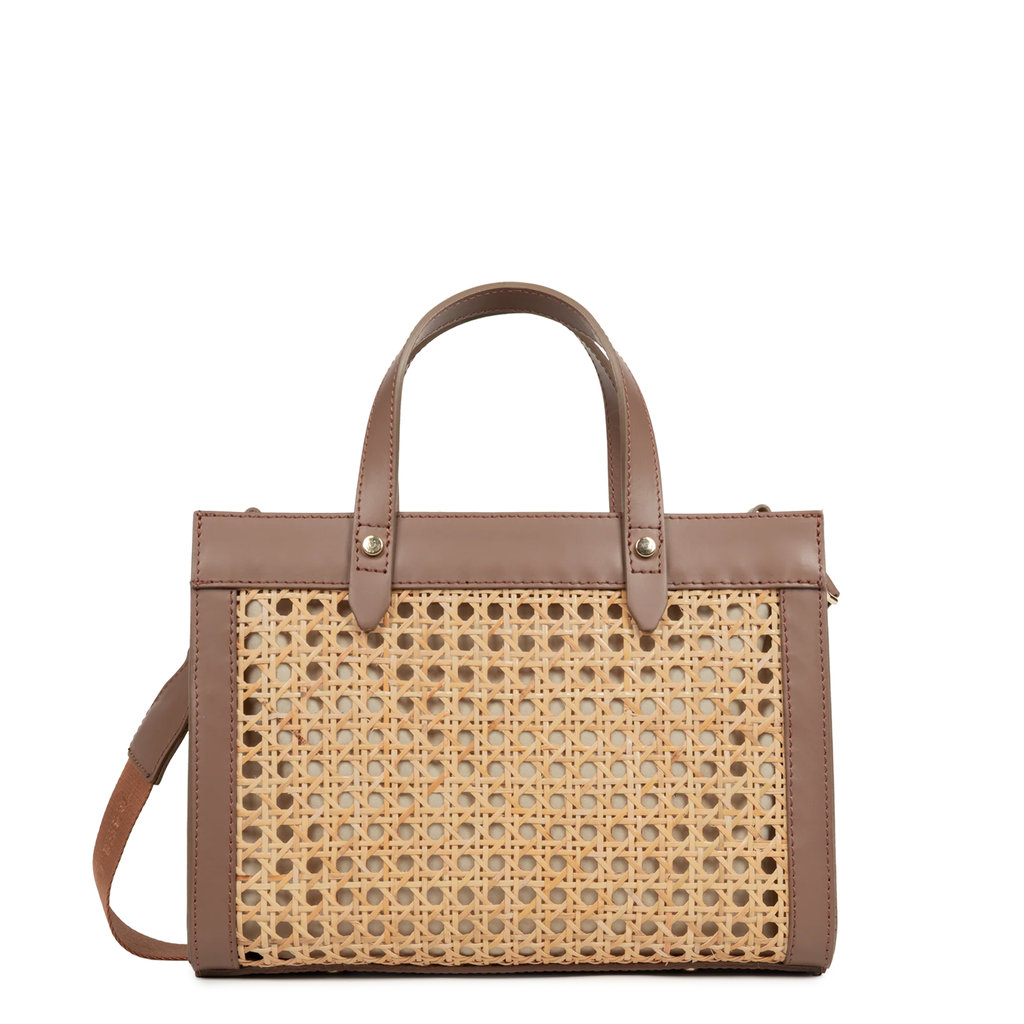 Petit sac cabas main - Cannage Rotin - Image 15