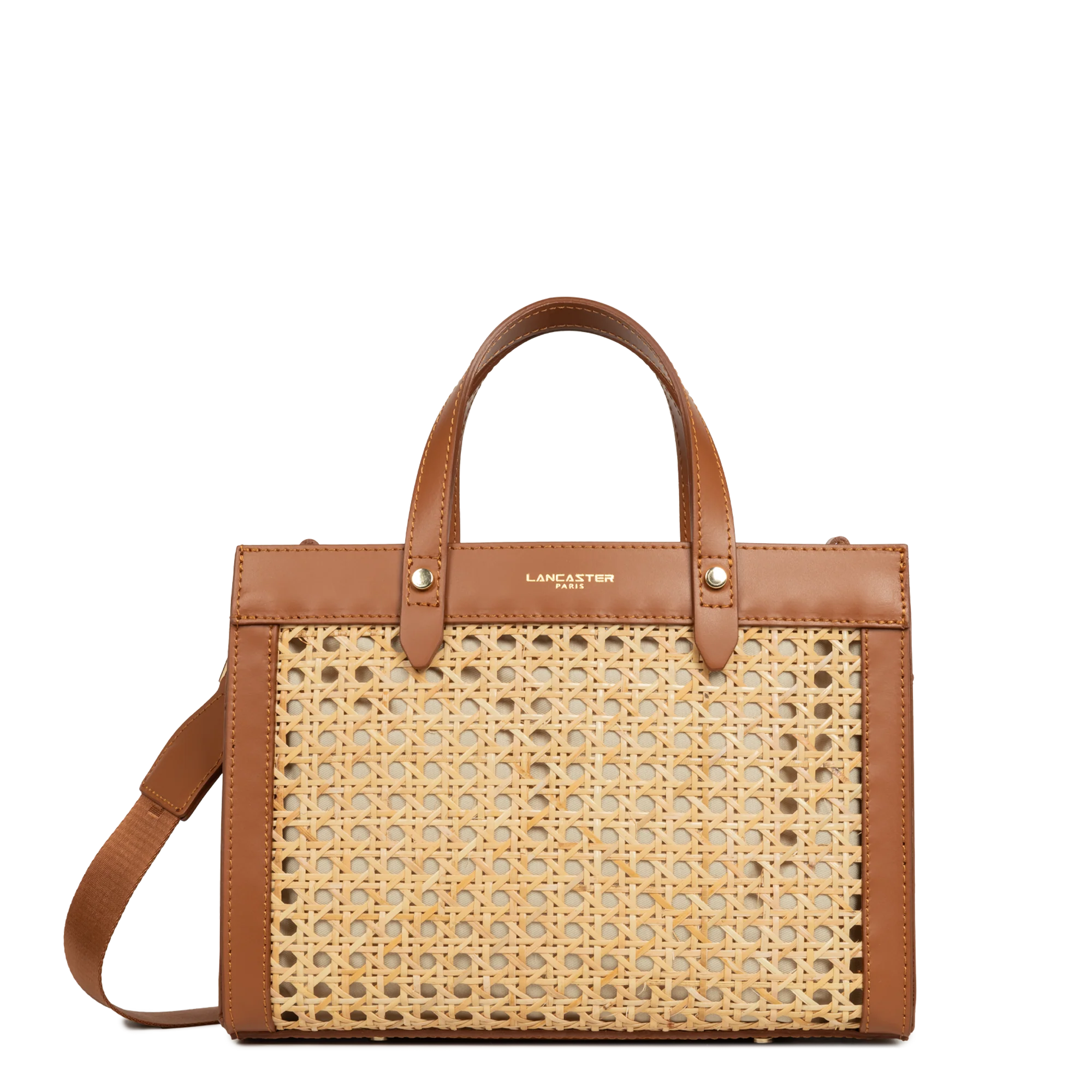 Petit sac cabas main - Cannage Rotin - Image 5