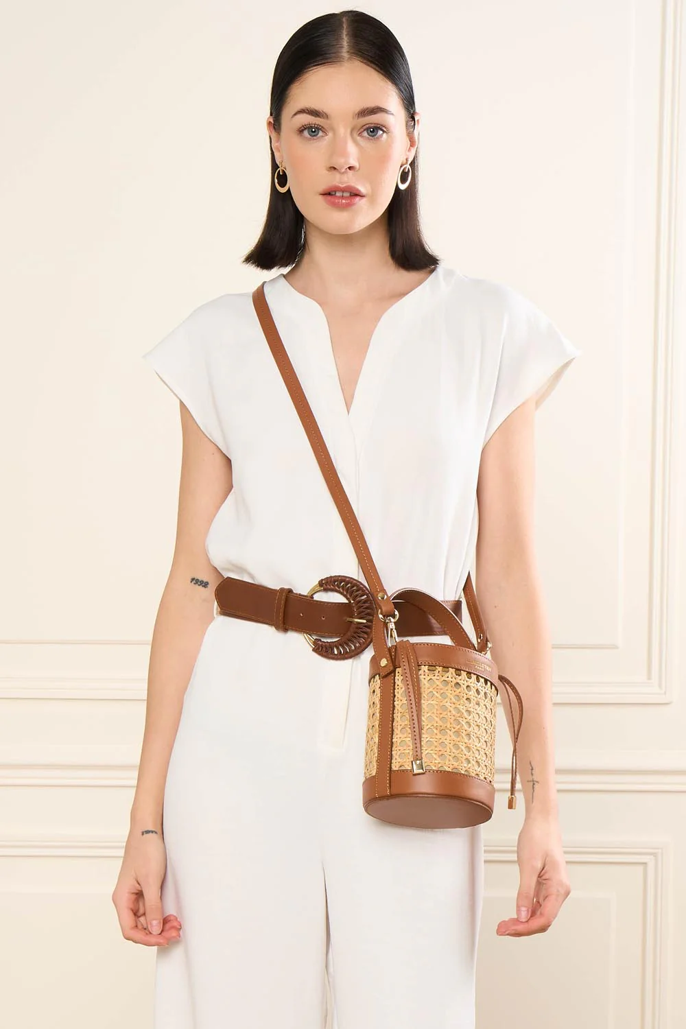 Petit sac seau - Cannage Rotin - Image 3