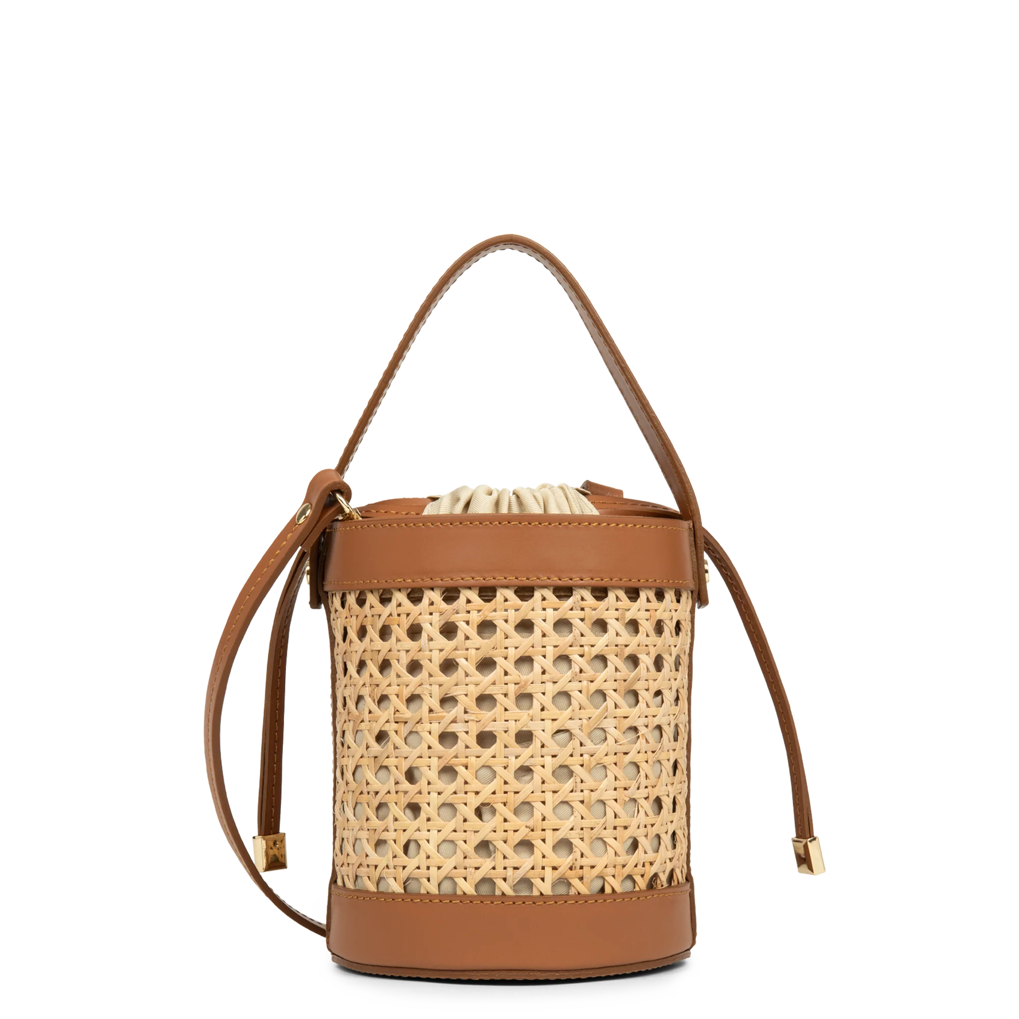 Petit sac seau - Cannage Rotin - Image 5