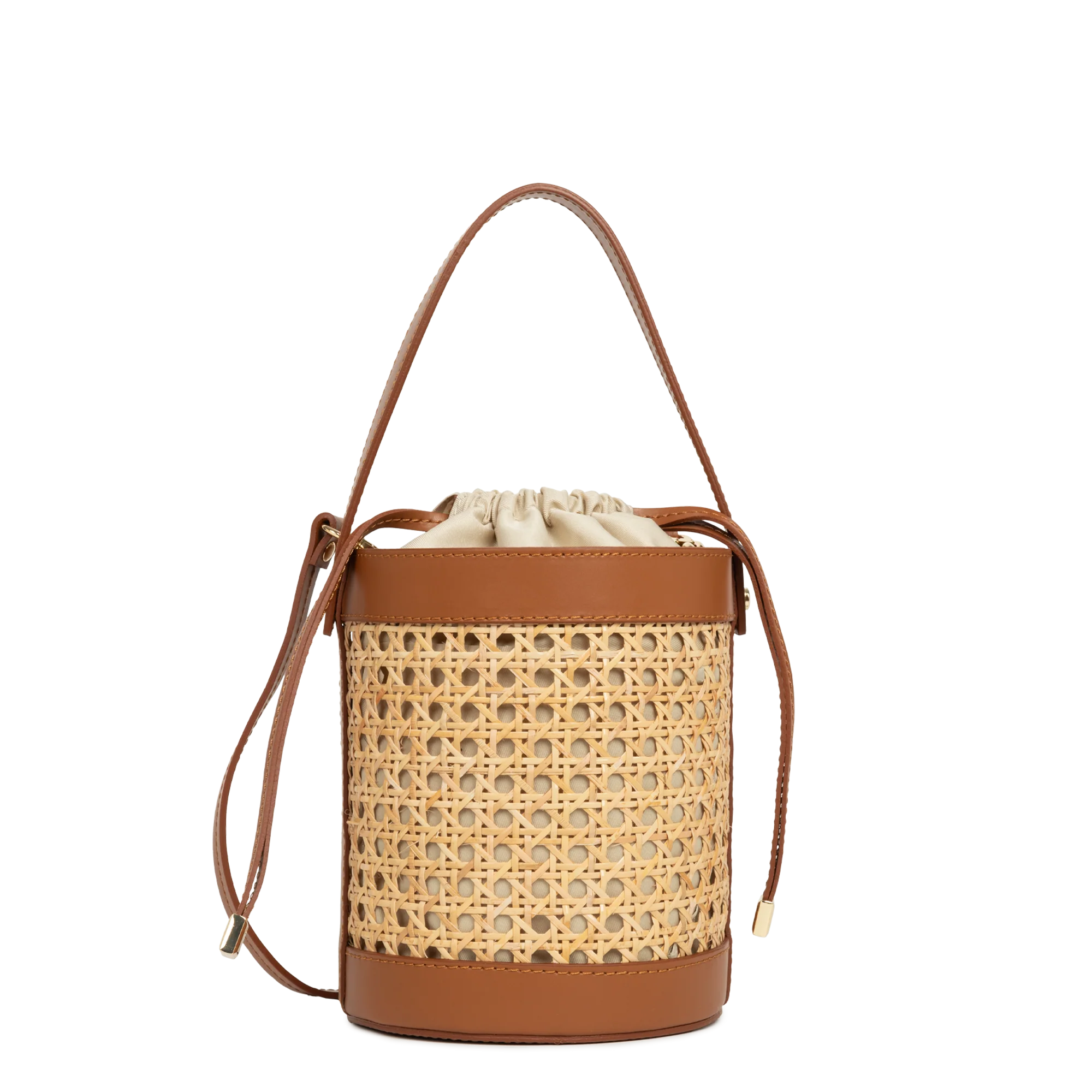 Sac seau - Cannage Rotin - Image 9